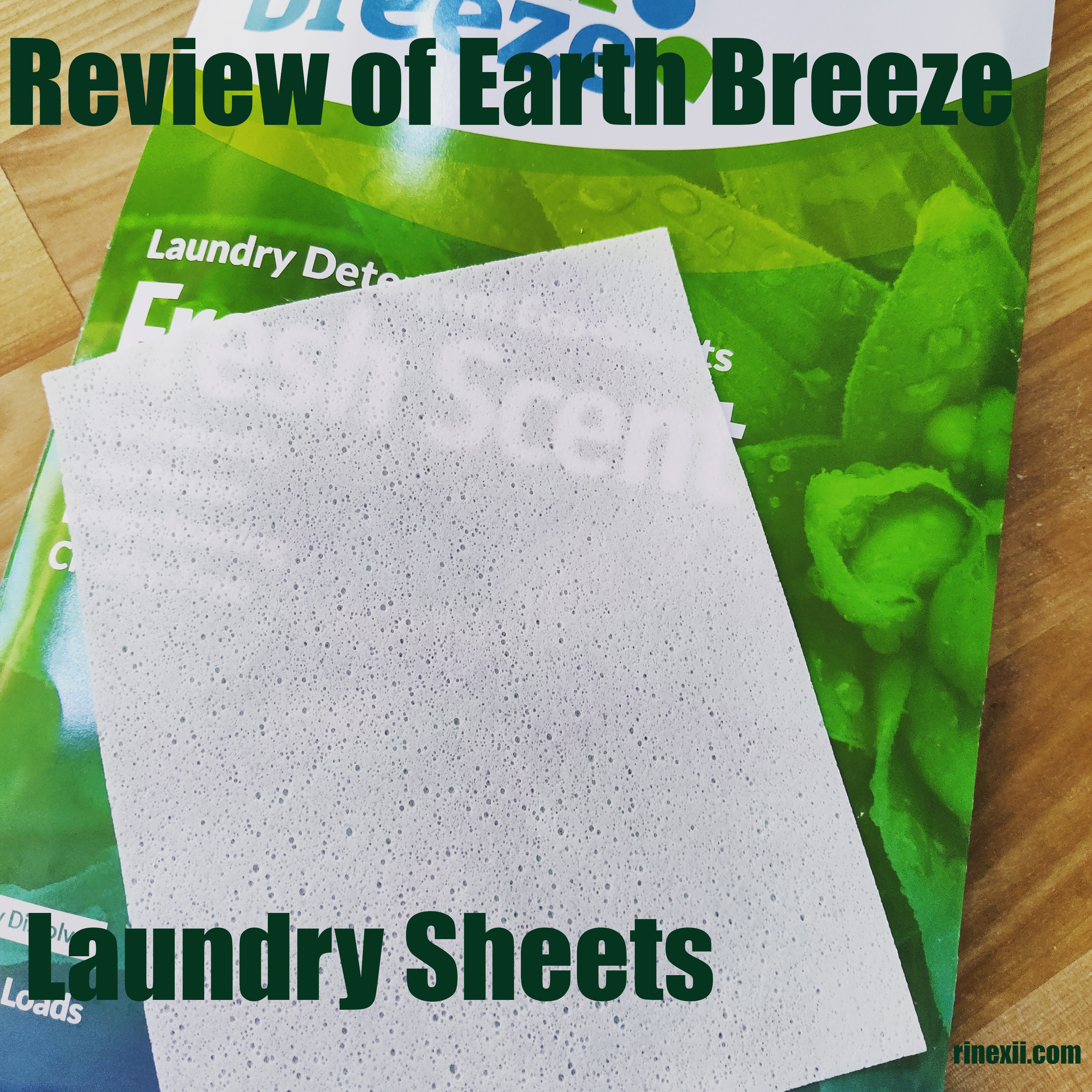 Review of Earth Breeze Laundry Sheets